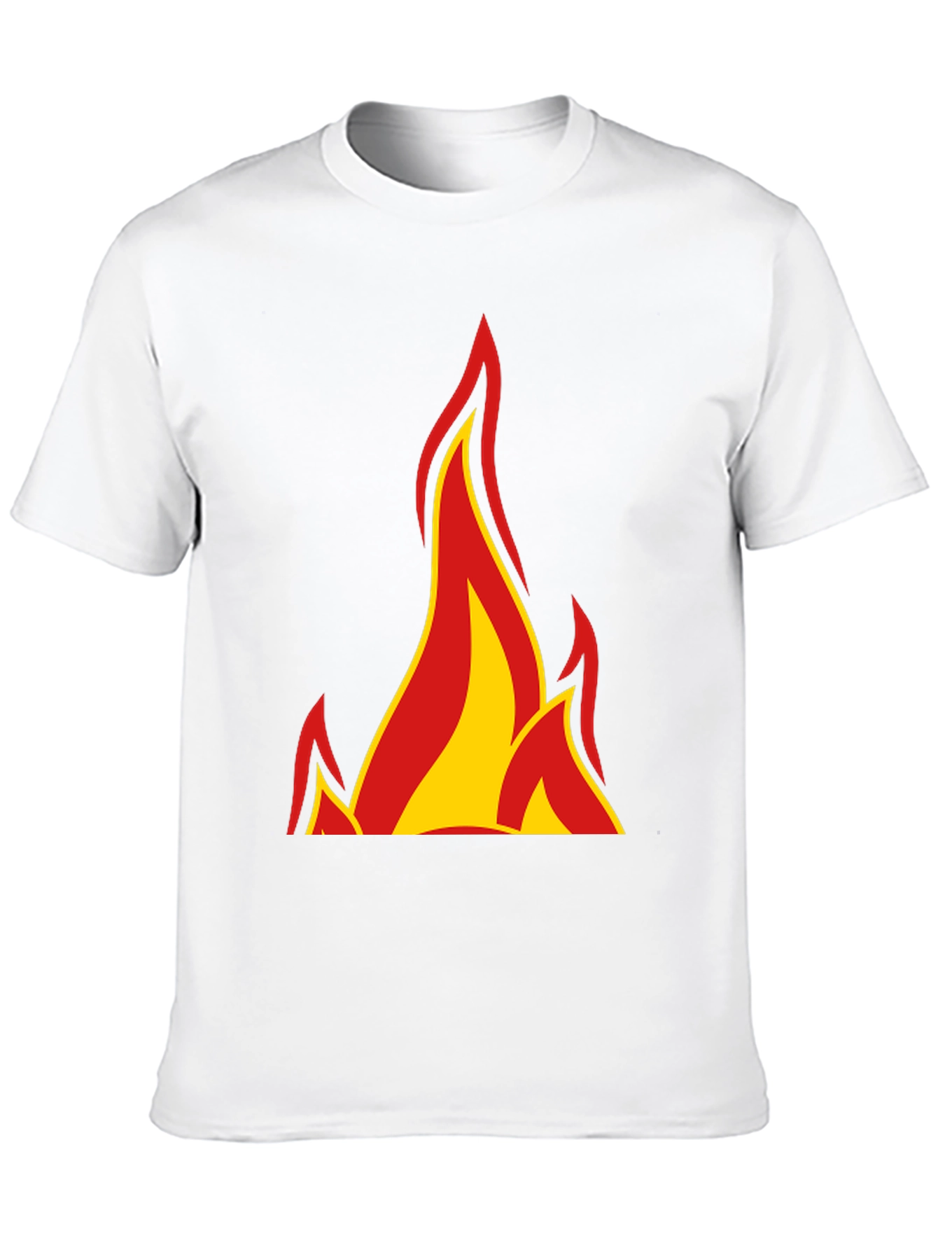Black Flame Graphic Black T-Shirt view 10