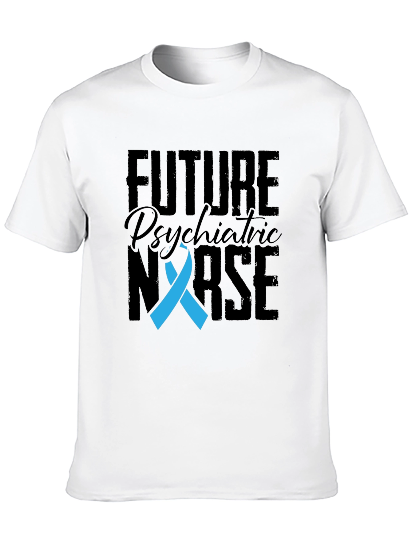 Black Future Psychiatric Nurse T-Shirt view 10