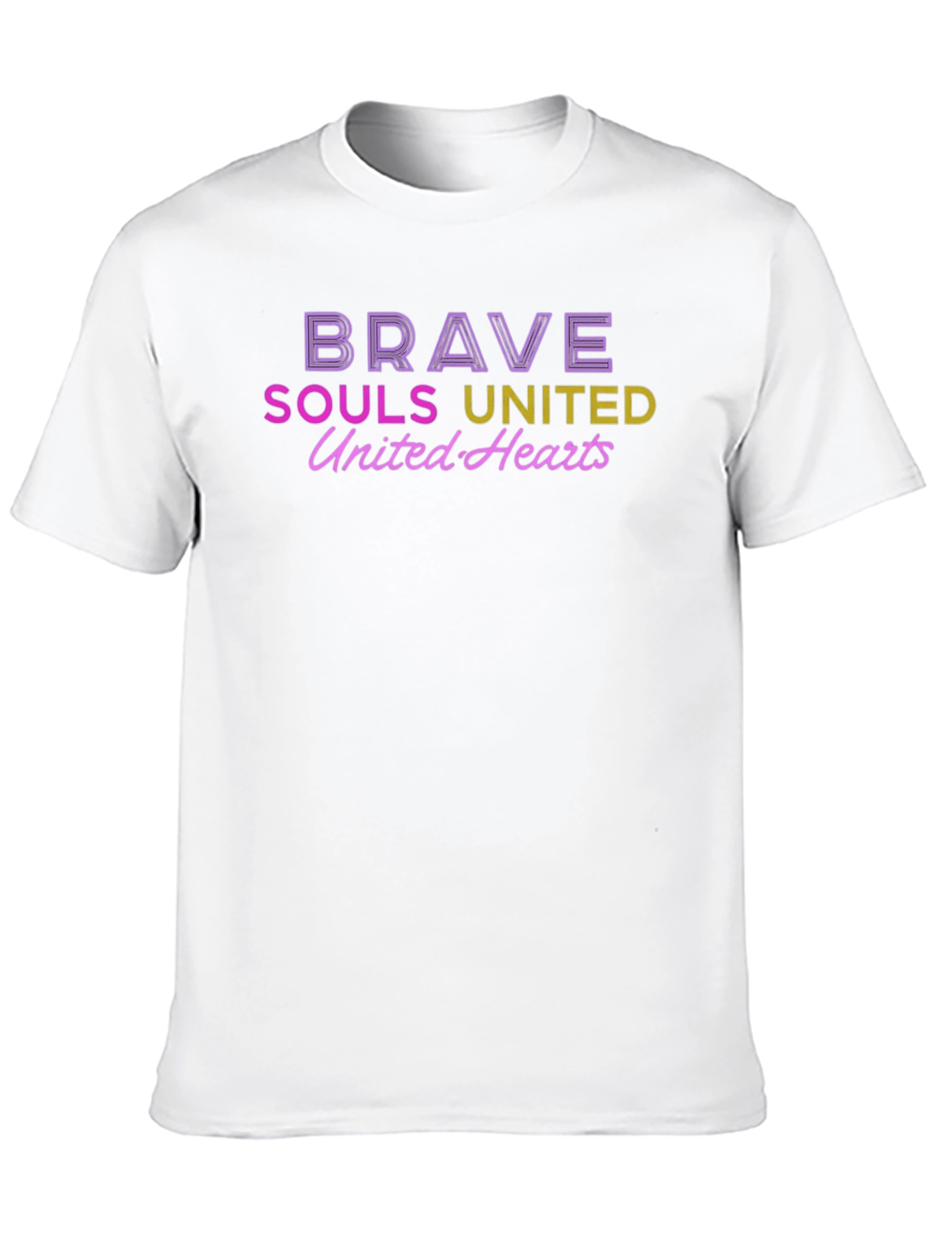 Black Brave Souls United Graphic T-Shirt - Black view 10