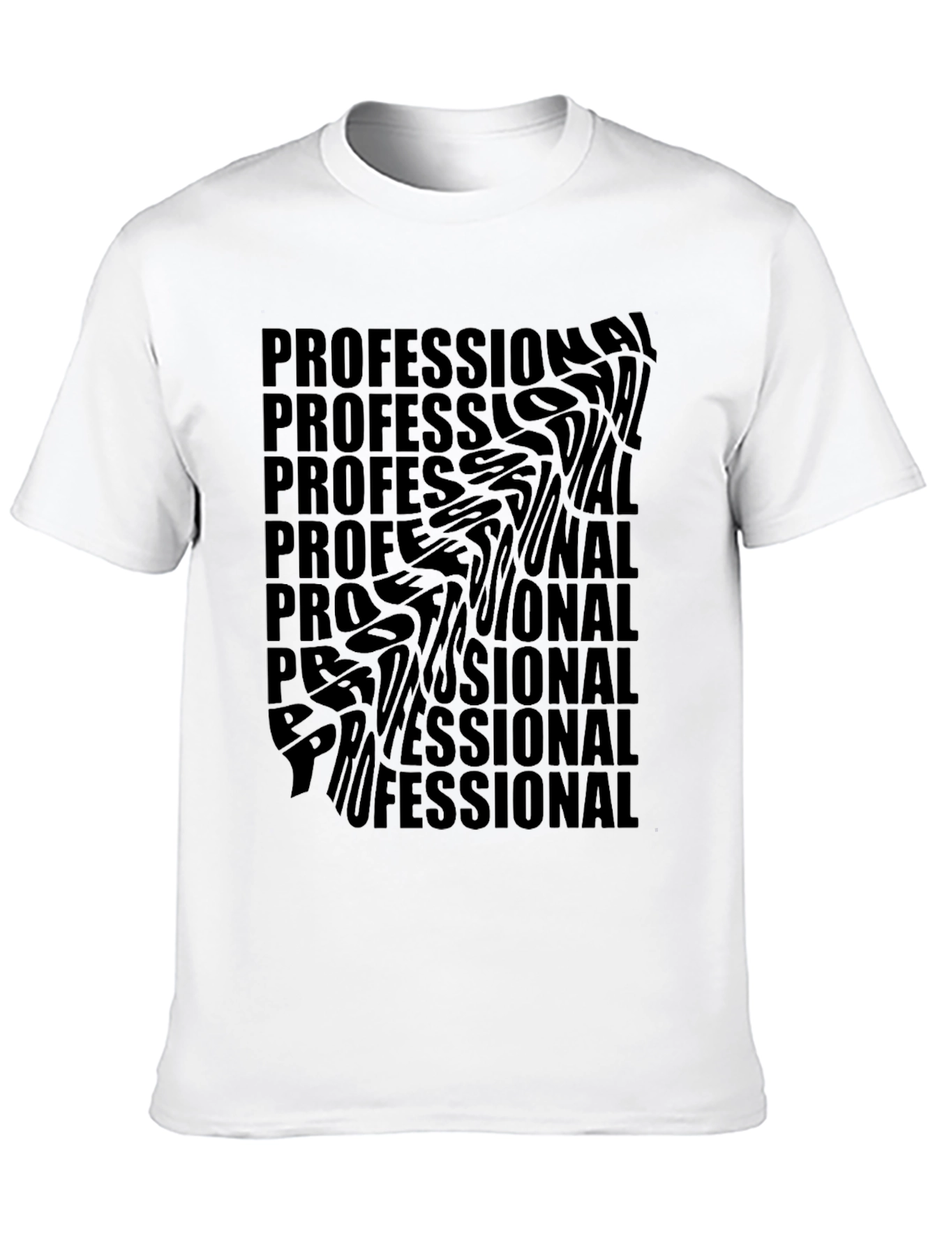 Black Professional Statement T-Shirt - Soft Cotton Blend view 10