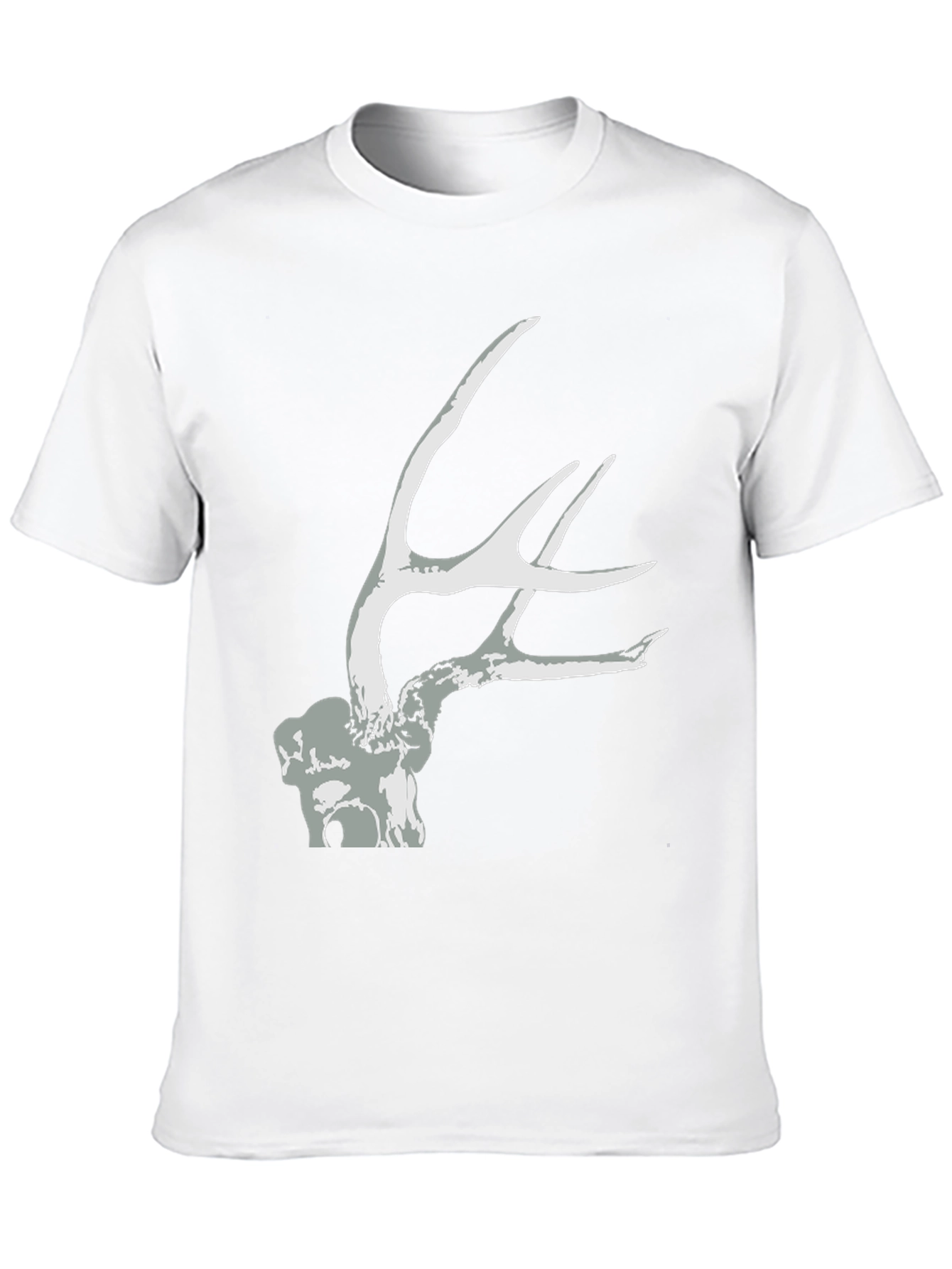 Black Antler Graphic Tee - Black Unisex T-Shirt view 10