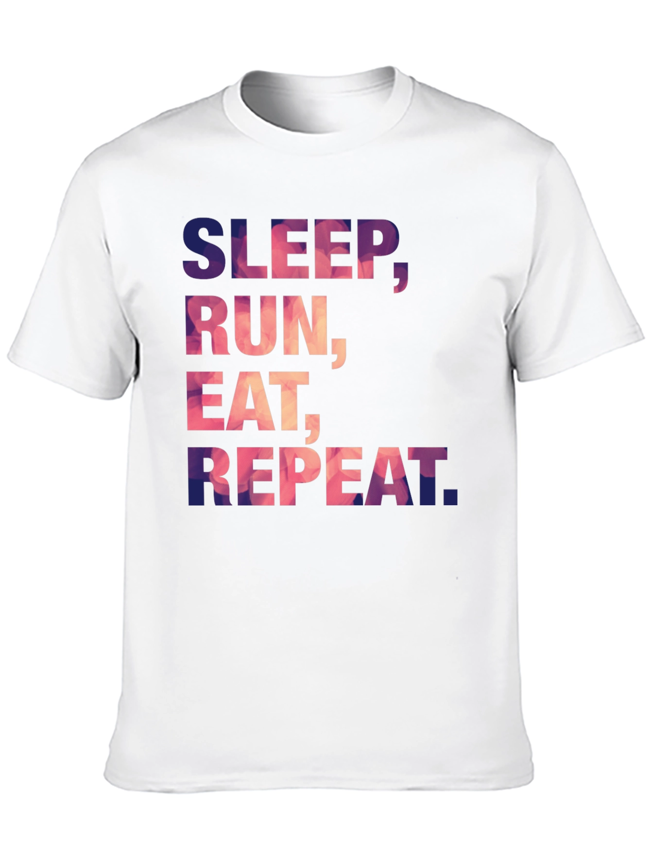Black Sleep Run Eat Repeat Graphic Tee view 10