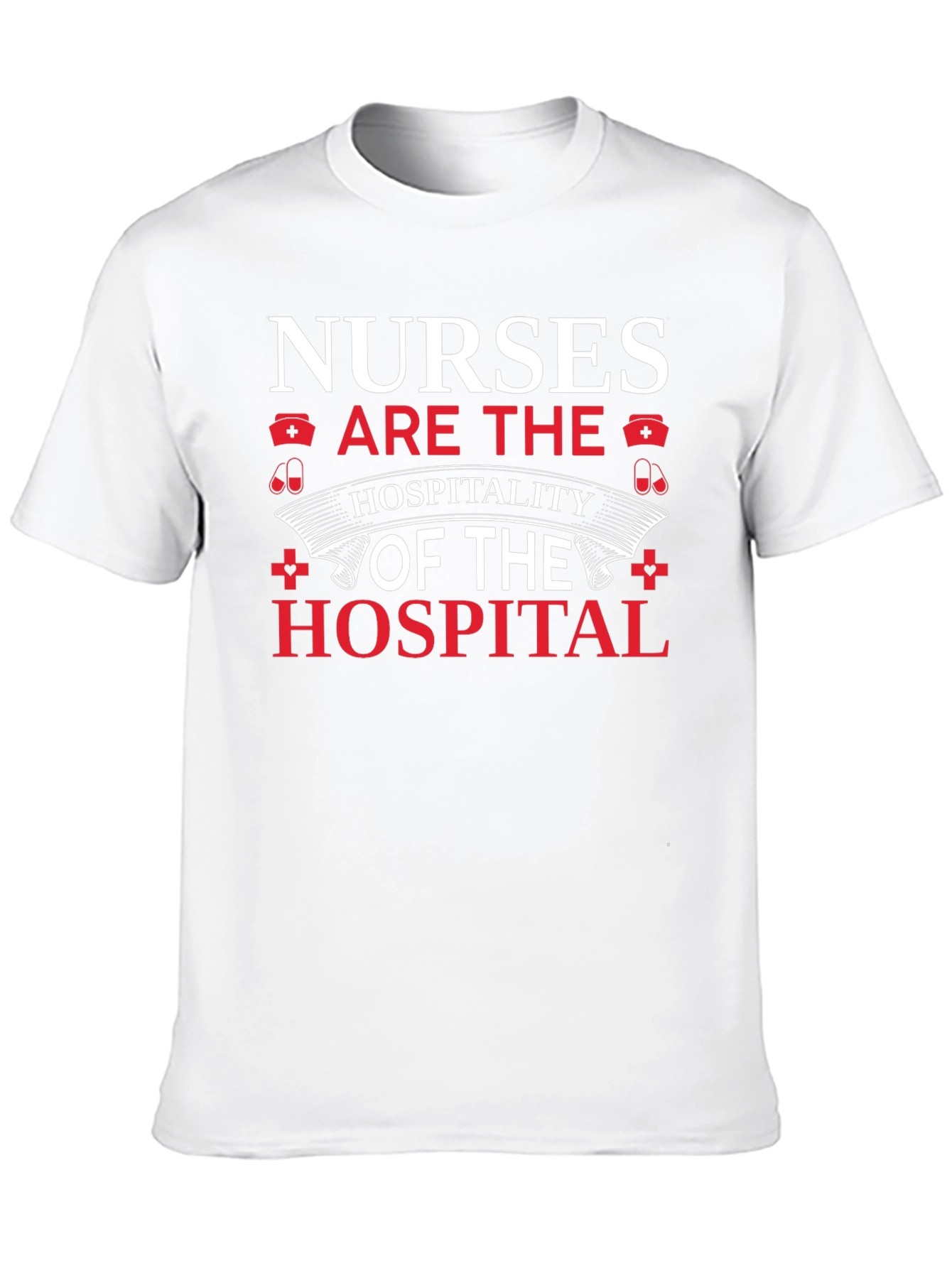 Black Nurses Hospitality T-Shirt - Black view 10
