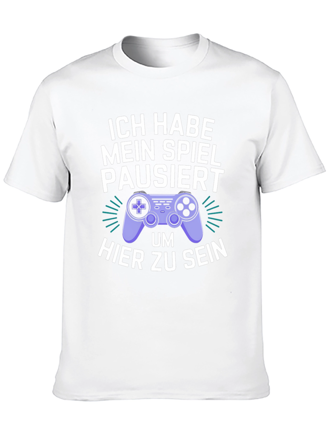 Black Gamer Humor T-Shirt - I Paused My Game view 10