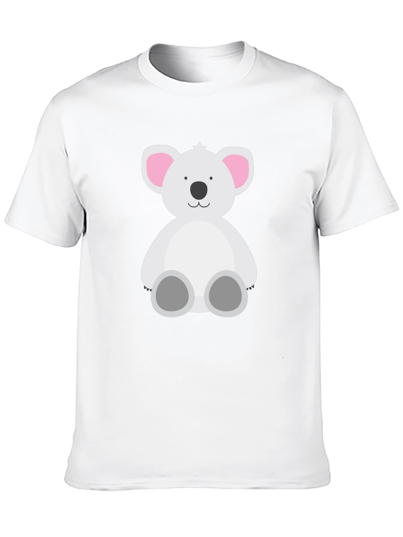Black Cute Koala Bear Graphic T-Shirt view 10