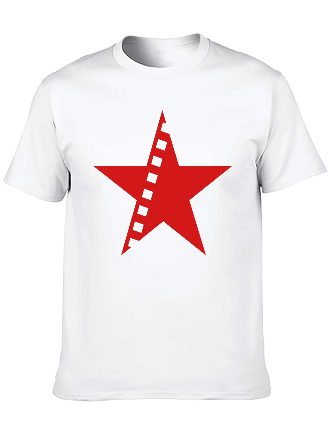 Black Red Star Graphic Black T-Shirt view 10