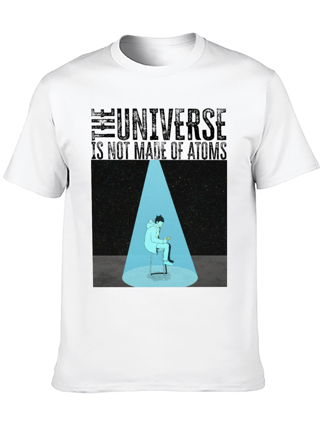 Black The Universe Tee: Atomic Insight Graphic T-Shirt view 10