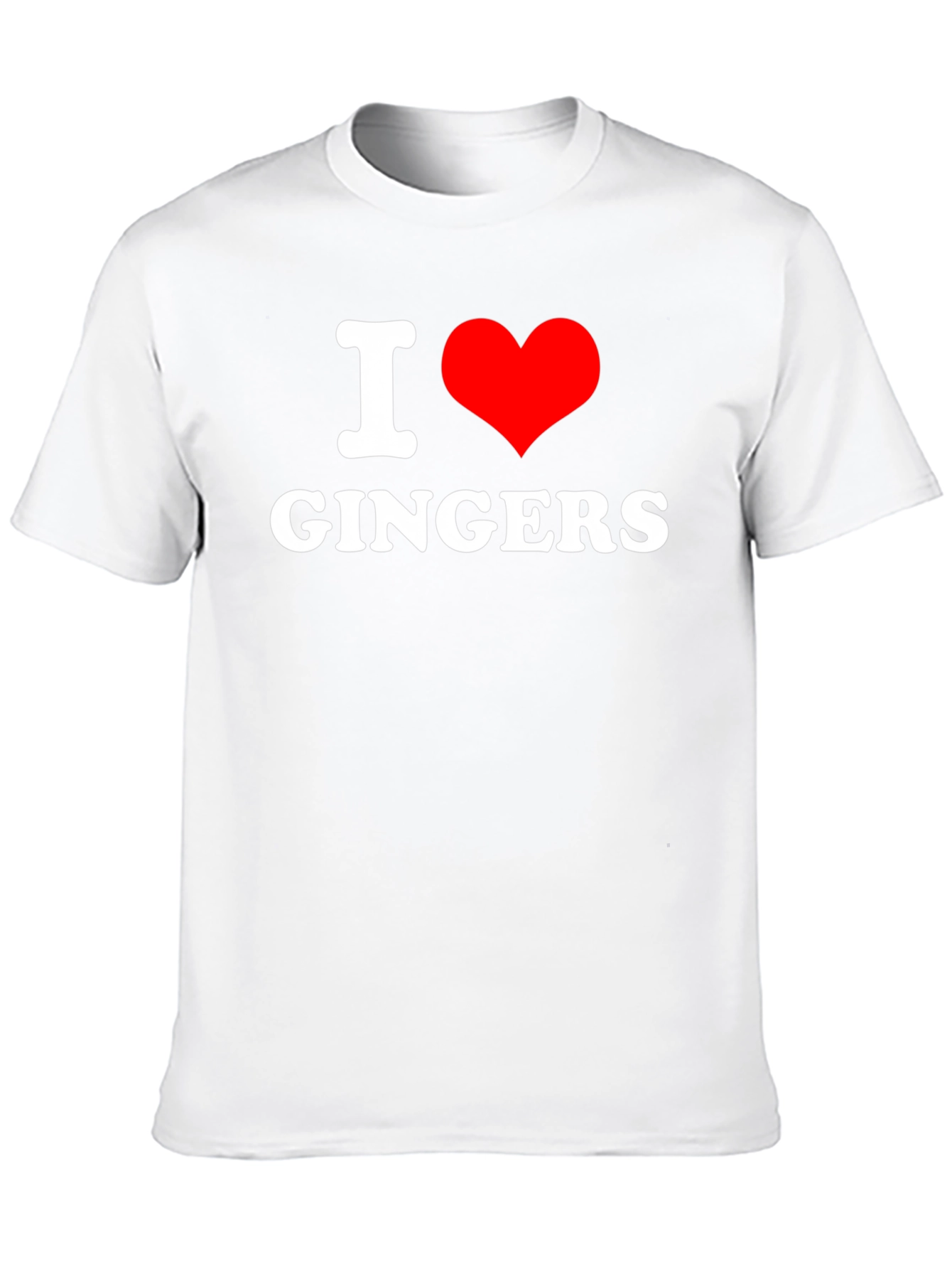 Black I Heart Gingers Black T-Shirt view 10