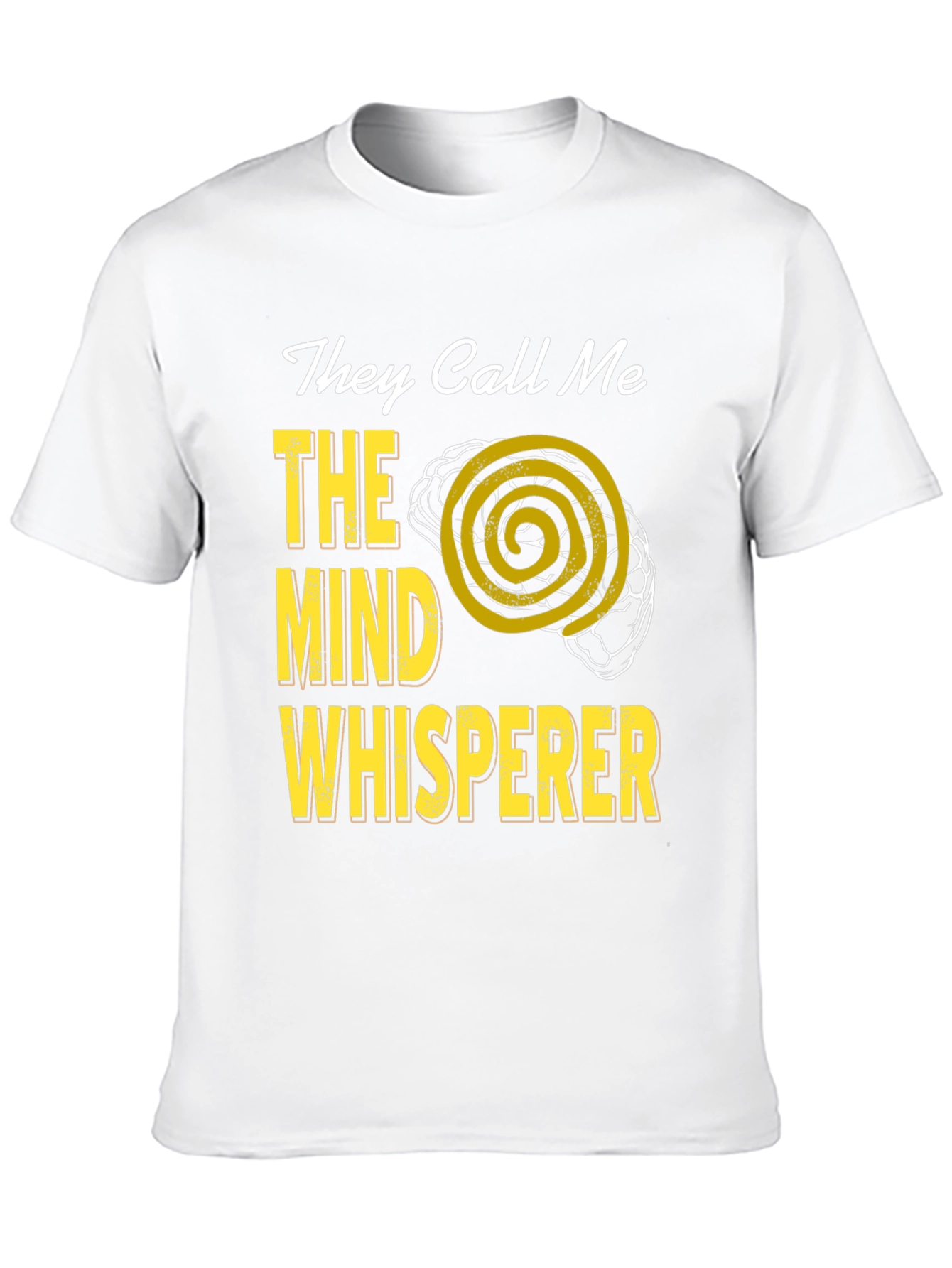 Black Mind Whisperer T-Shirt - Funny Psychology Tee view 10
