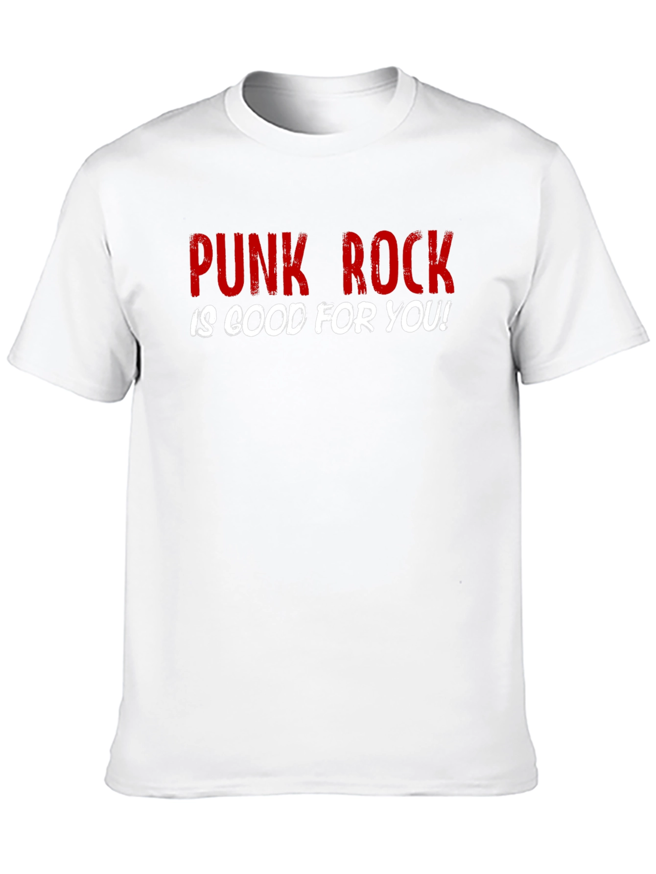 Black Punk Rock is Good For You Black T-Shirt view 10