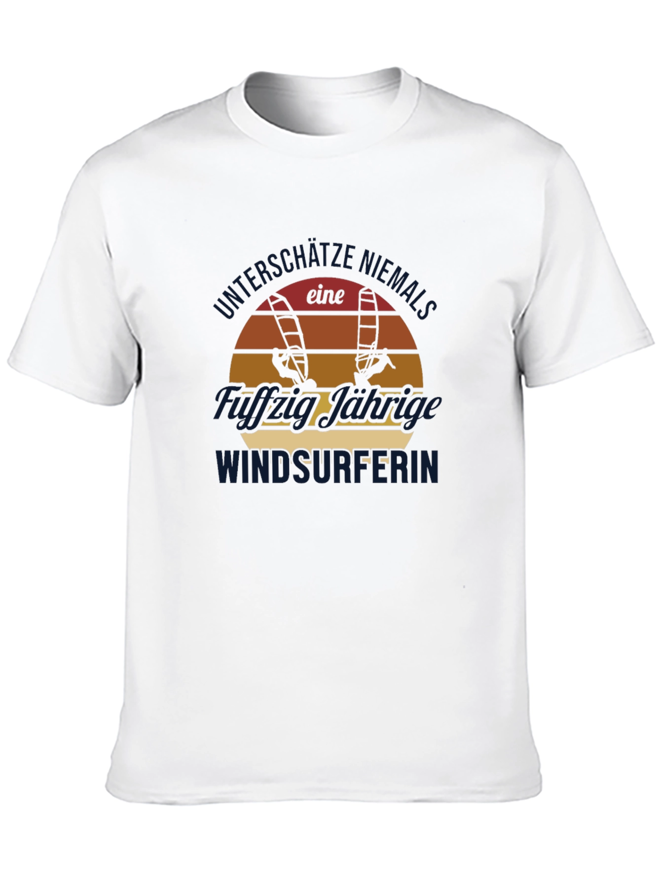 Black Windsurfer Sunset Graphic Tee - Black Cotton view 10