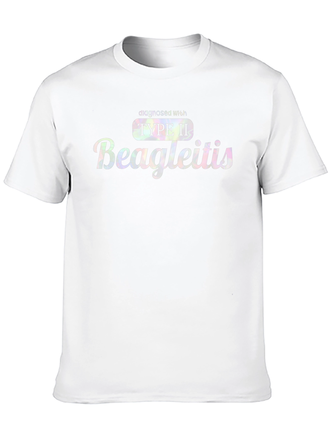 Black Type II Beagleitis Novelty T-Shirt view 10