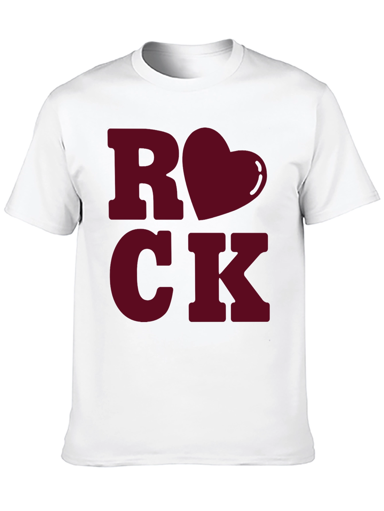 Black Rock Love Heart Valentine's T-Shirt view 10