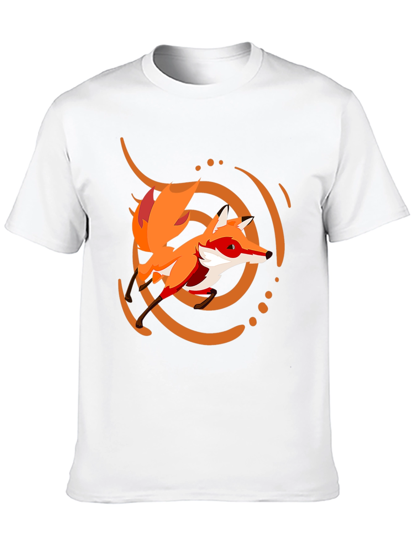 Black Fox Graphic Print Black Tee view 10