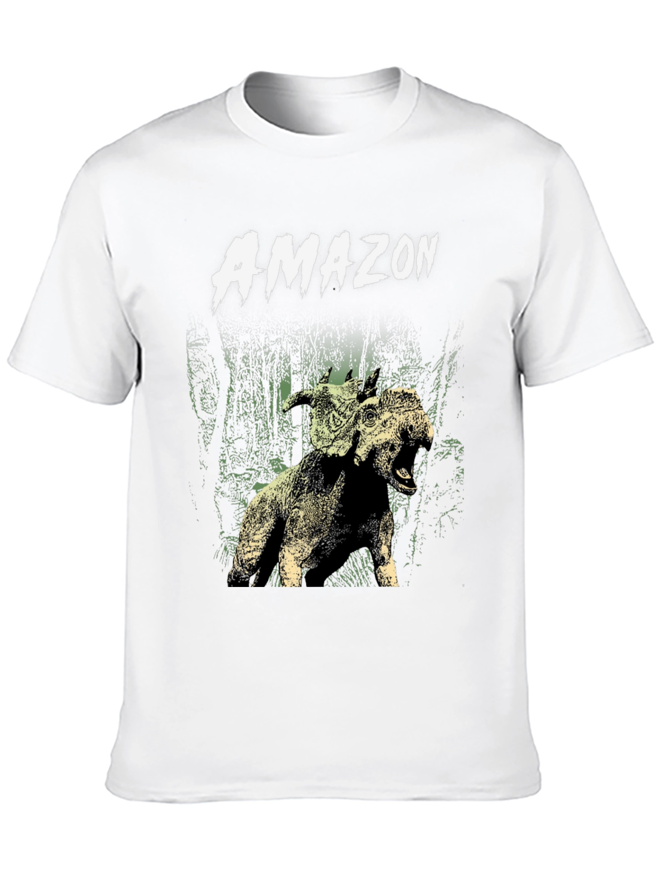 Black Amazon Graphic T-Shirt - Men's Black Tee view 10