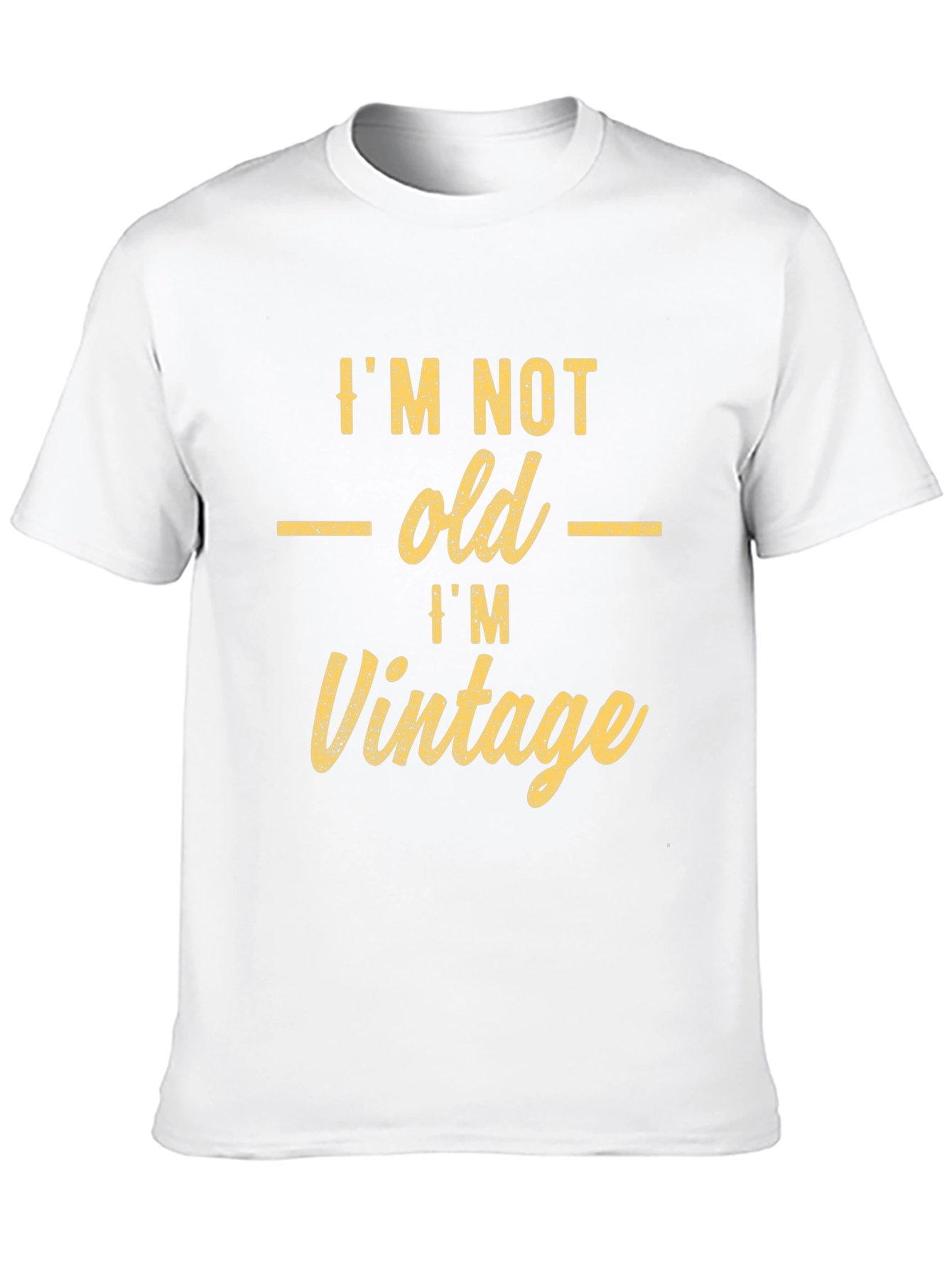 Black I'm Not Old I'm Vintage Graphic T-Shirt view 10