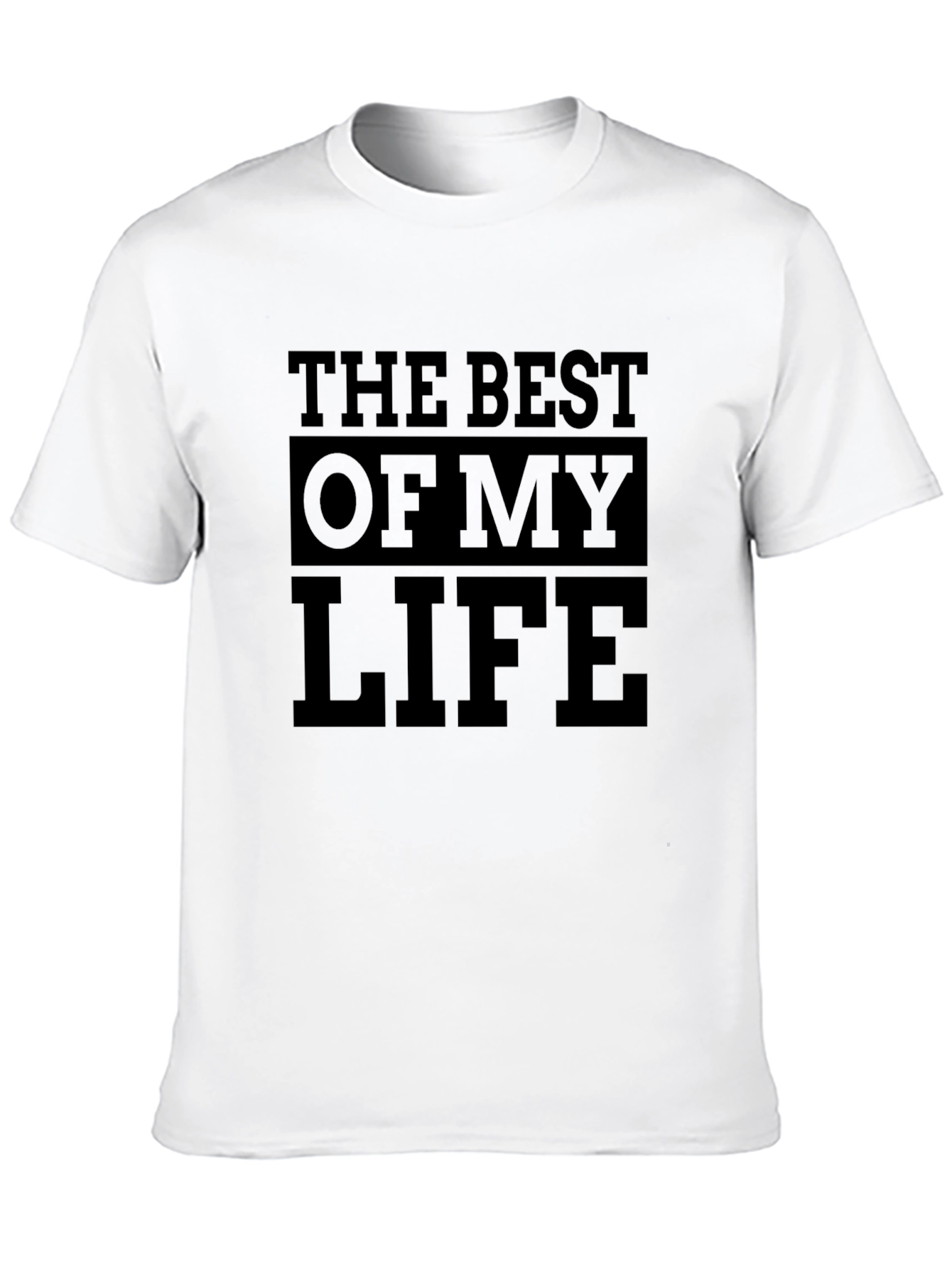 Black The Best of My Life Black T-Shirt view 10