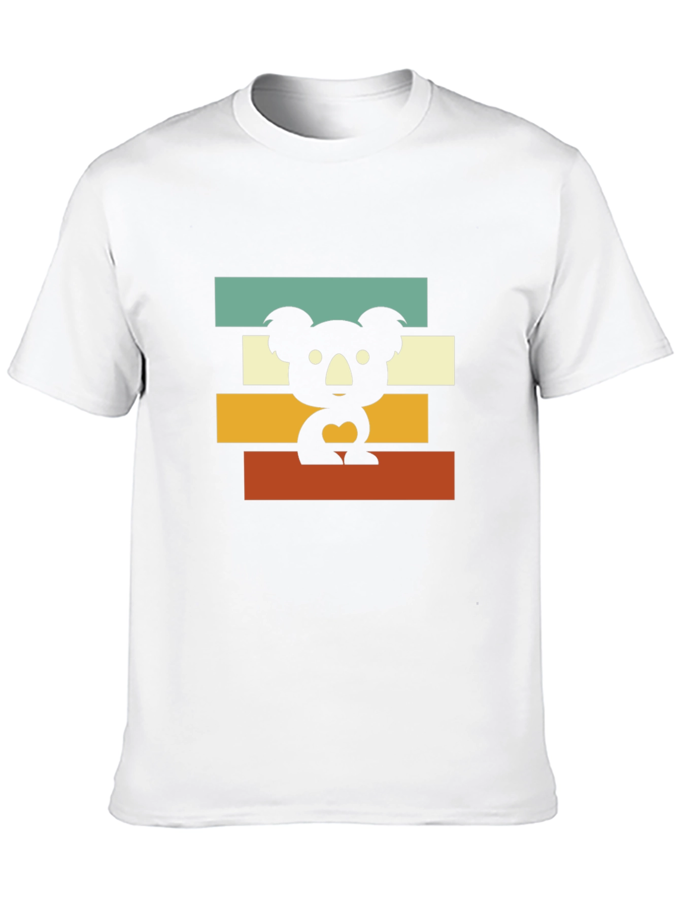 Black Retro Koala T-Shirt - Black Graphic Tee view 10