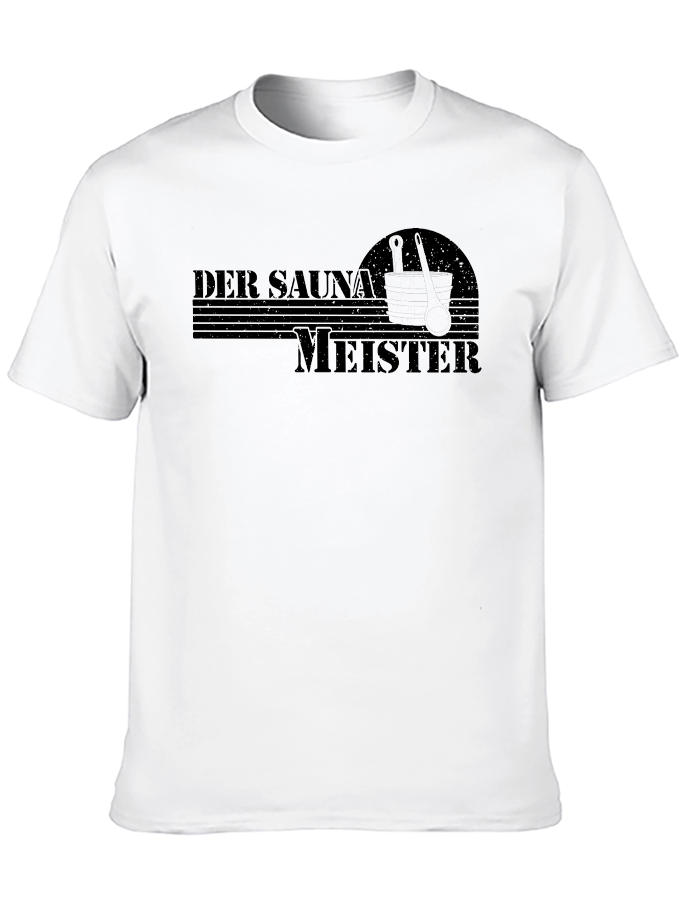 Black Der Sauna Meister T-Shirt, Sauna Master Tee view 10