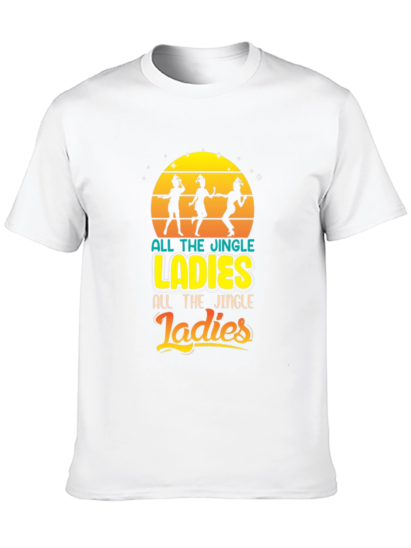 Black Jingle Ladies Graphic Tee view 10