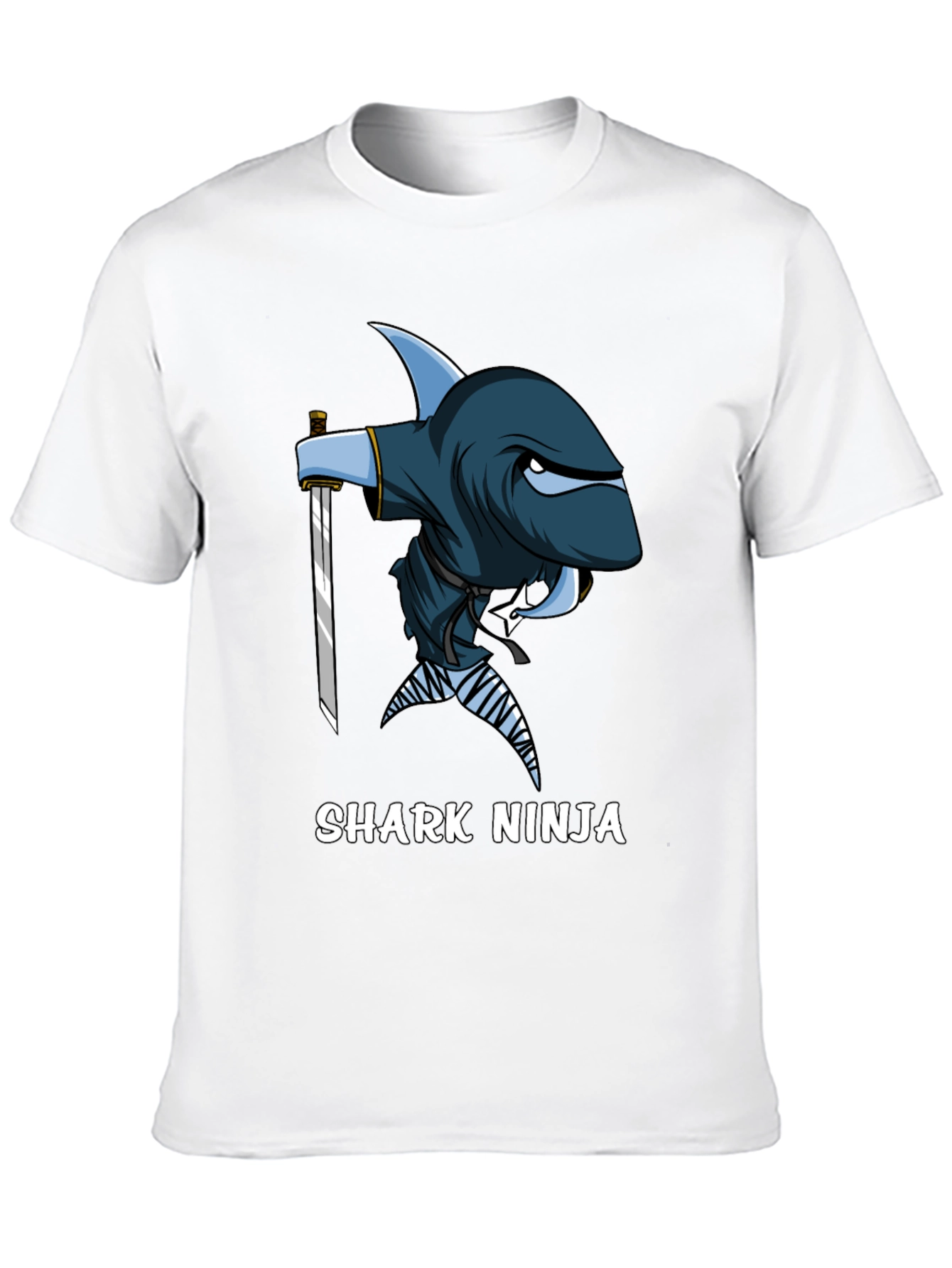 Black Shark Ninja T-Shirt - Unique Graphic Tee view 10