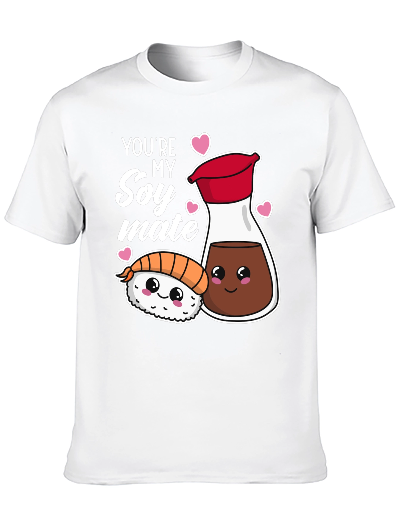 Black Sushi Soy Mate Pun T-Shirt -  Cute Foodie Gift view 10
