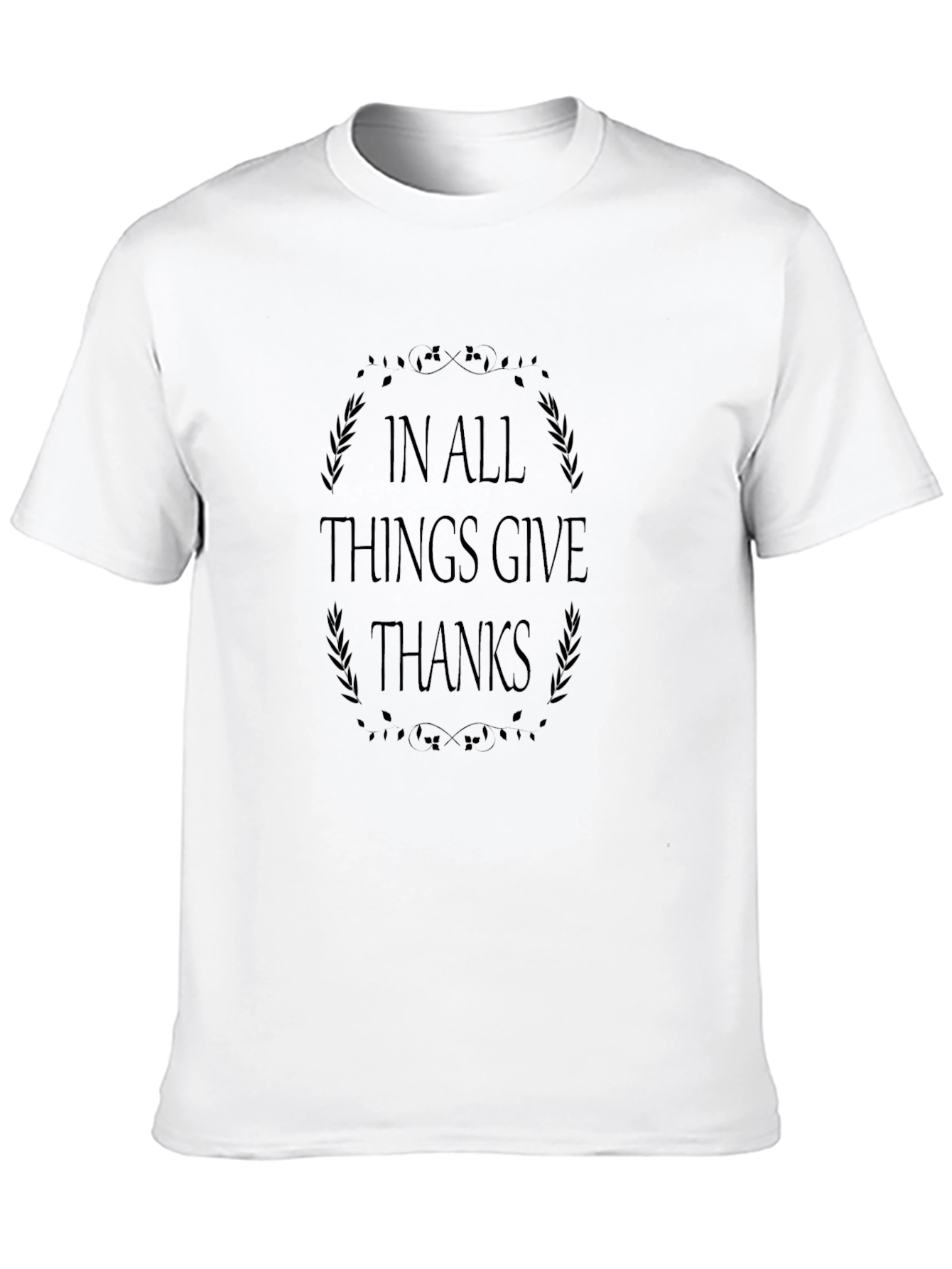 Black In All Things Give Thanks Graphic Tee view 10