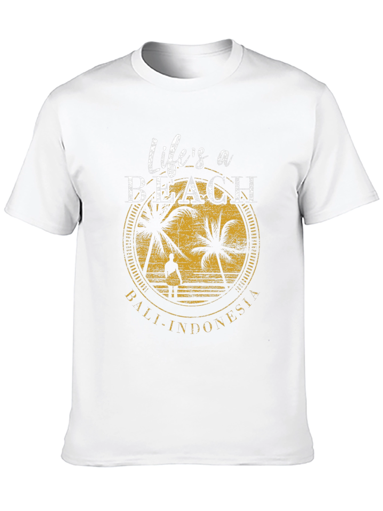 Life's a Beach Bali Indonesia Graphic T-Shirt - 10