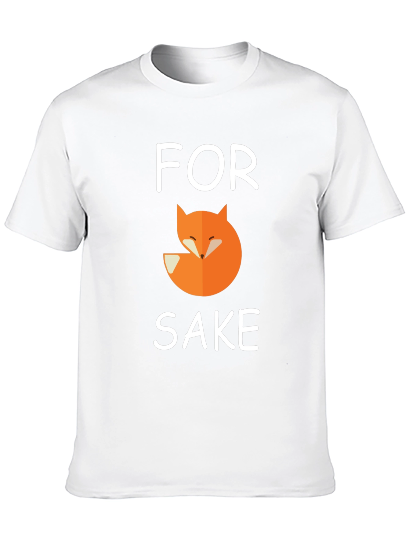 Black For Fox Sake T-Shirt Funny Graphic Tee view 10