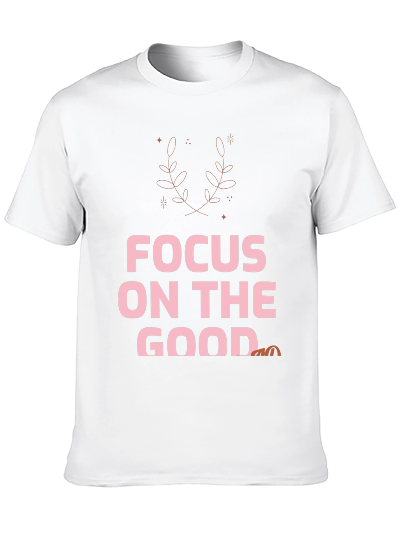 Black Focus On The Good Graphic Tee view 10