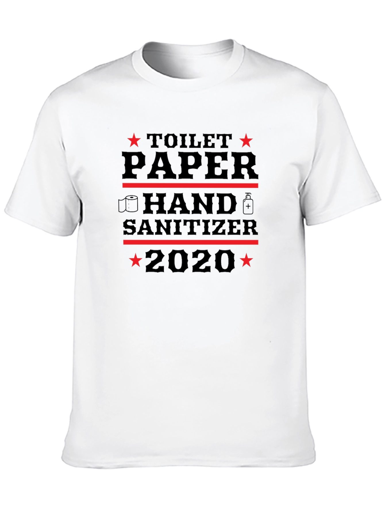 Black Toilet Paper Hand Sanitizer 2020 T-Shirt view 10