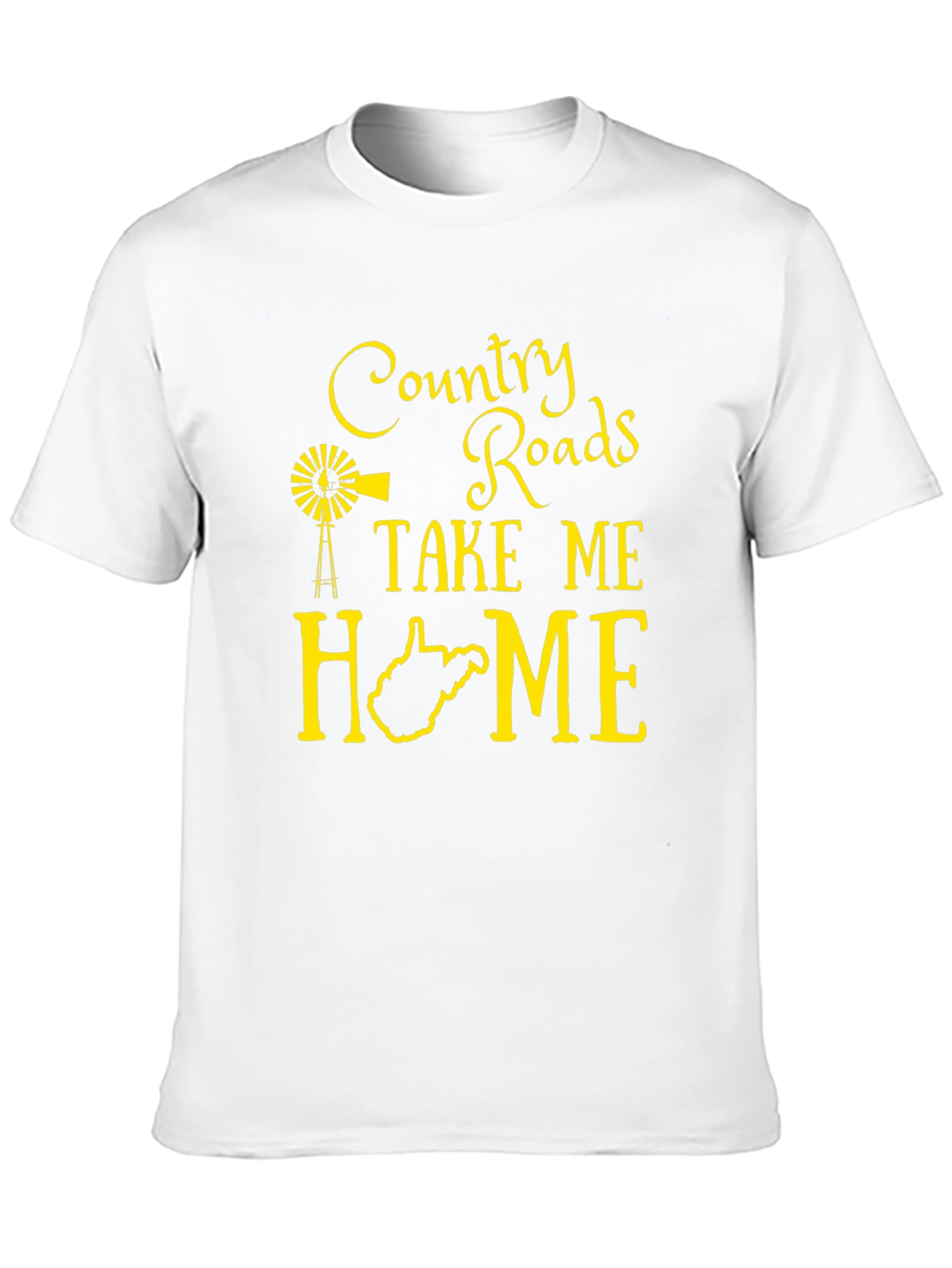 Country Roads Take Me Home Graphic Tee - West Virginia - 10