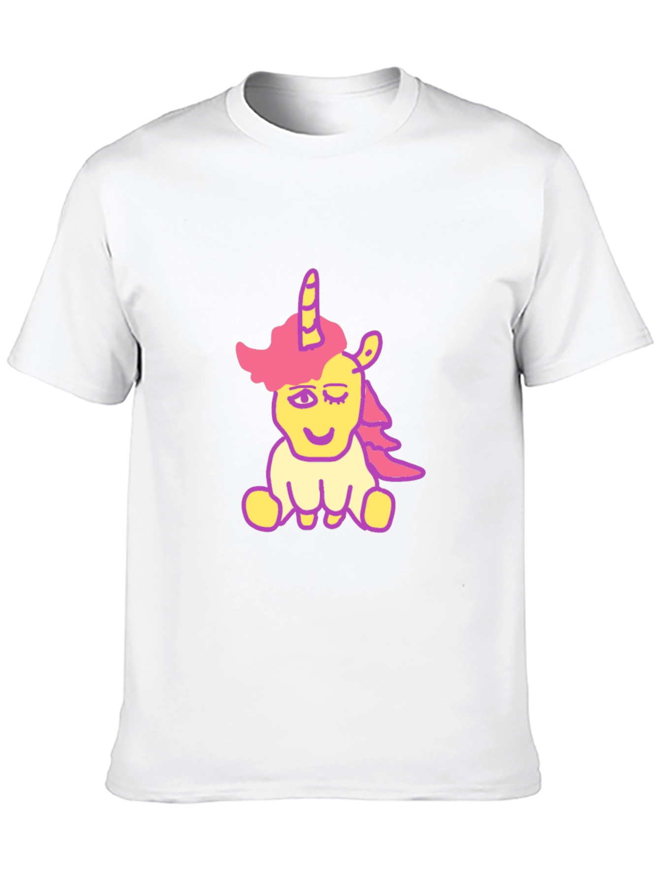 Black Unicorn Graphic Print T-Shirt view 10