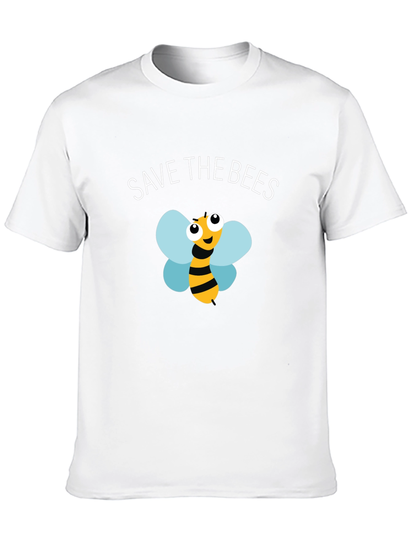 Black Save the Bees T-Shirt - Black Graphic Tee view 10