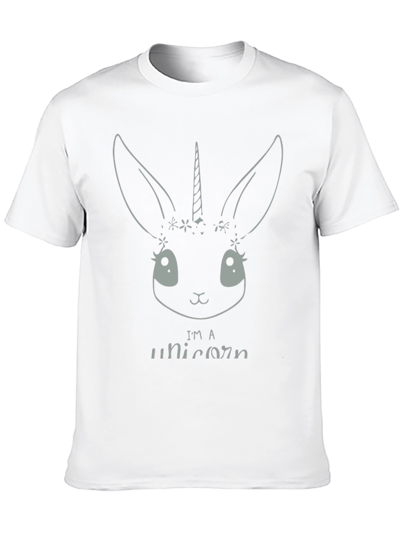 Black Unicorn Rabbit T-Shirt - Cute & Unique Design view 10