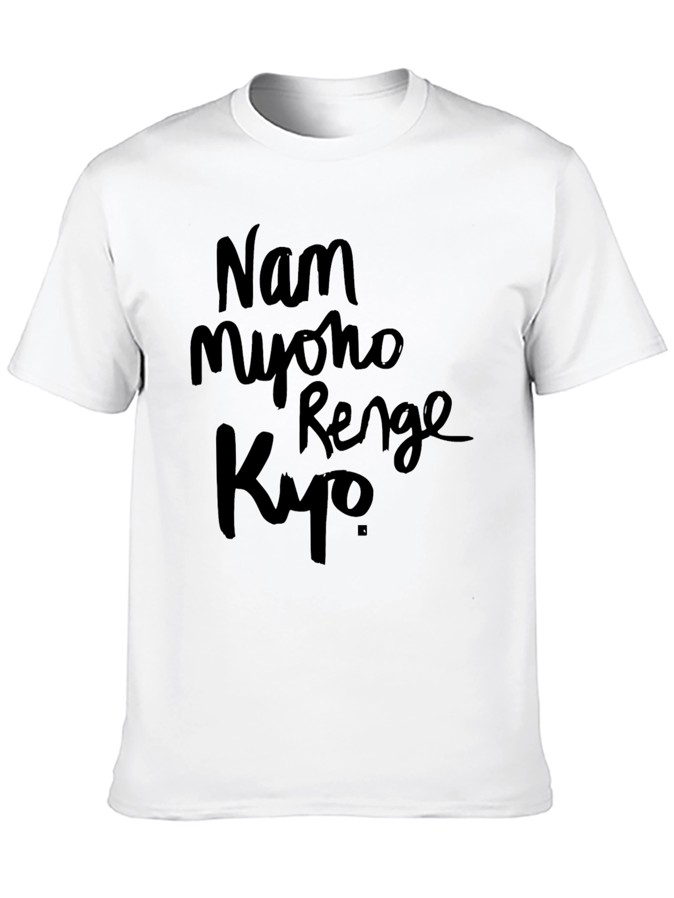 Black Nam Myoho Renge Kyo Black T-Shirt view 10