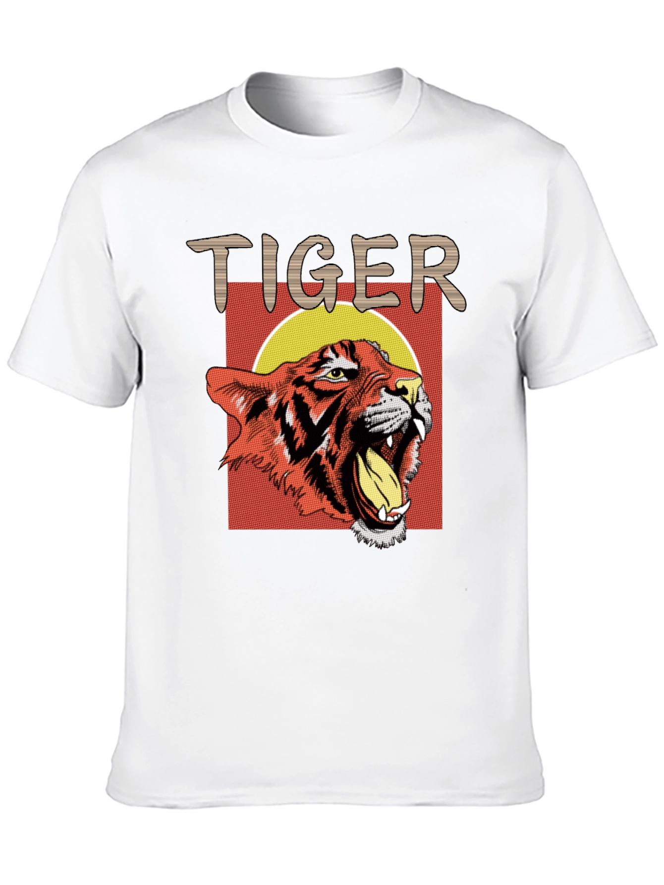Black Tiger Graphic Tee - Bold Animal Print T-Shirt view 10