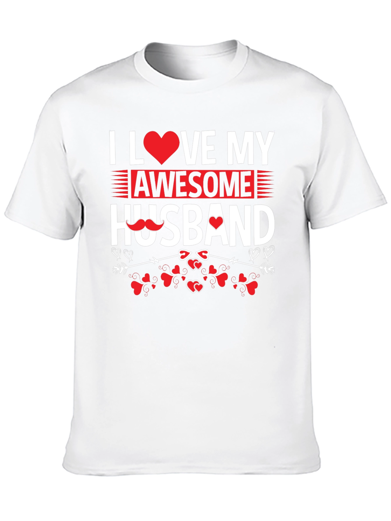 Black I Love My Awesome Husband Graphic Tee view 10