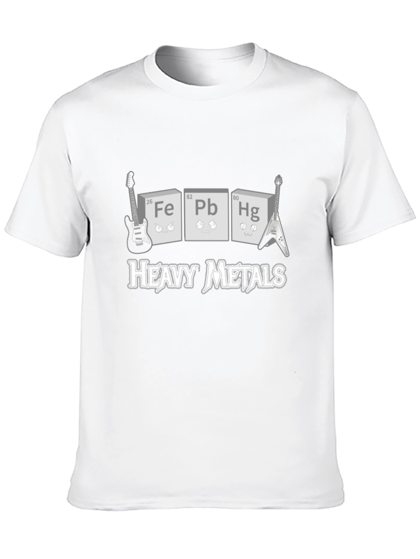 Black Heavy Metals T-Shirt Periodic Table Elements Band Tee view 10