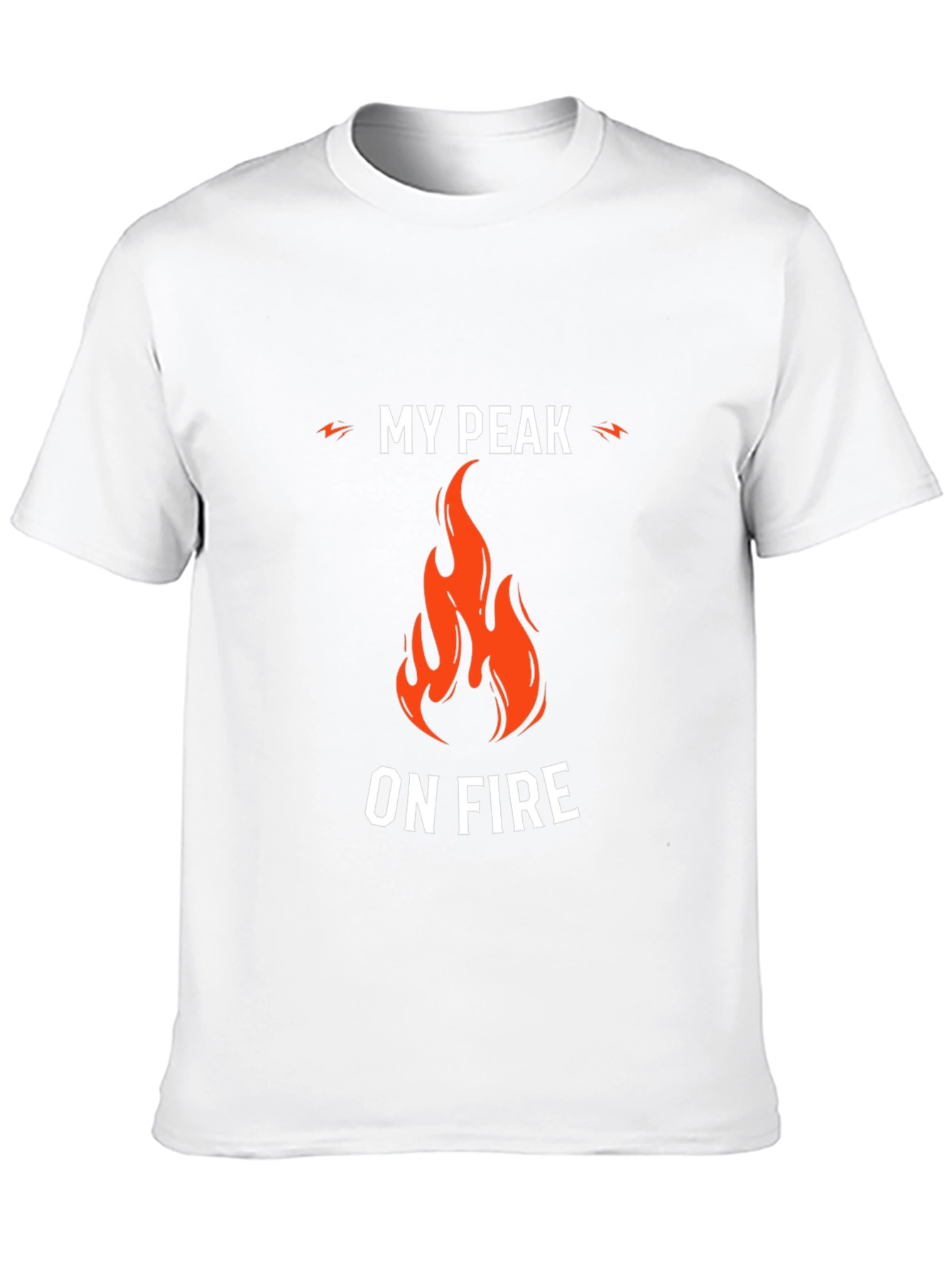 Black My Peak On Fire Graphic Tee view 10