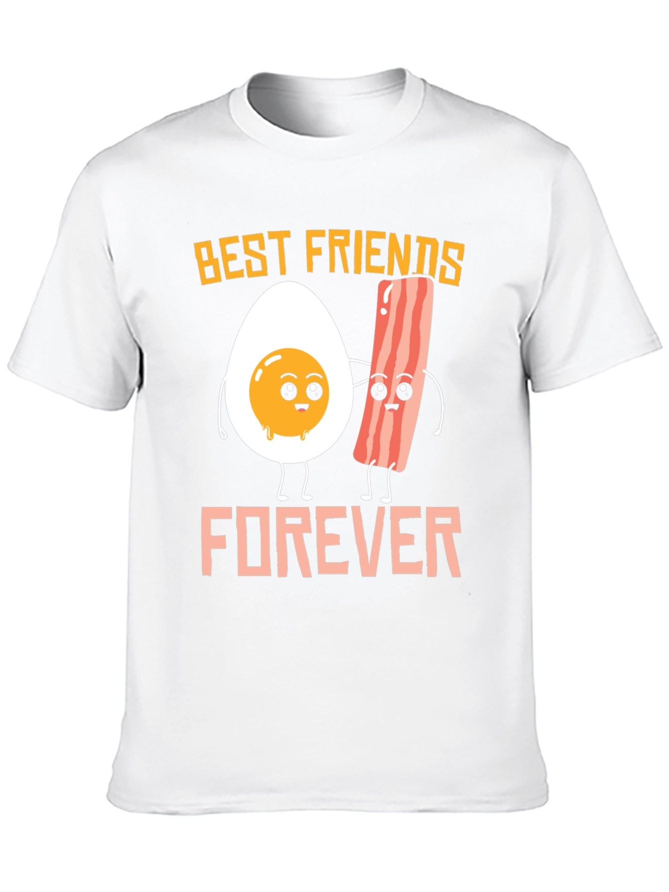 Black Best Friends Forever: Egg & Bacon Graphic Tee view 10