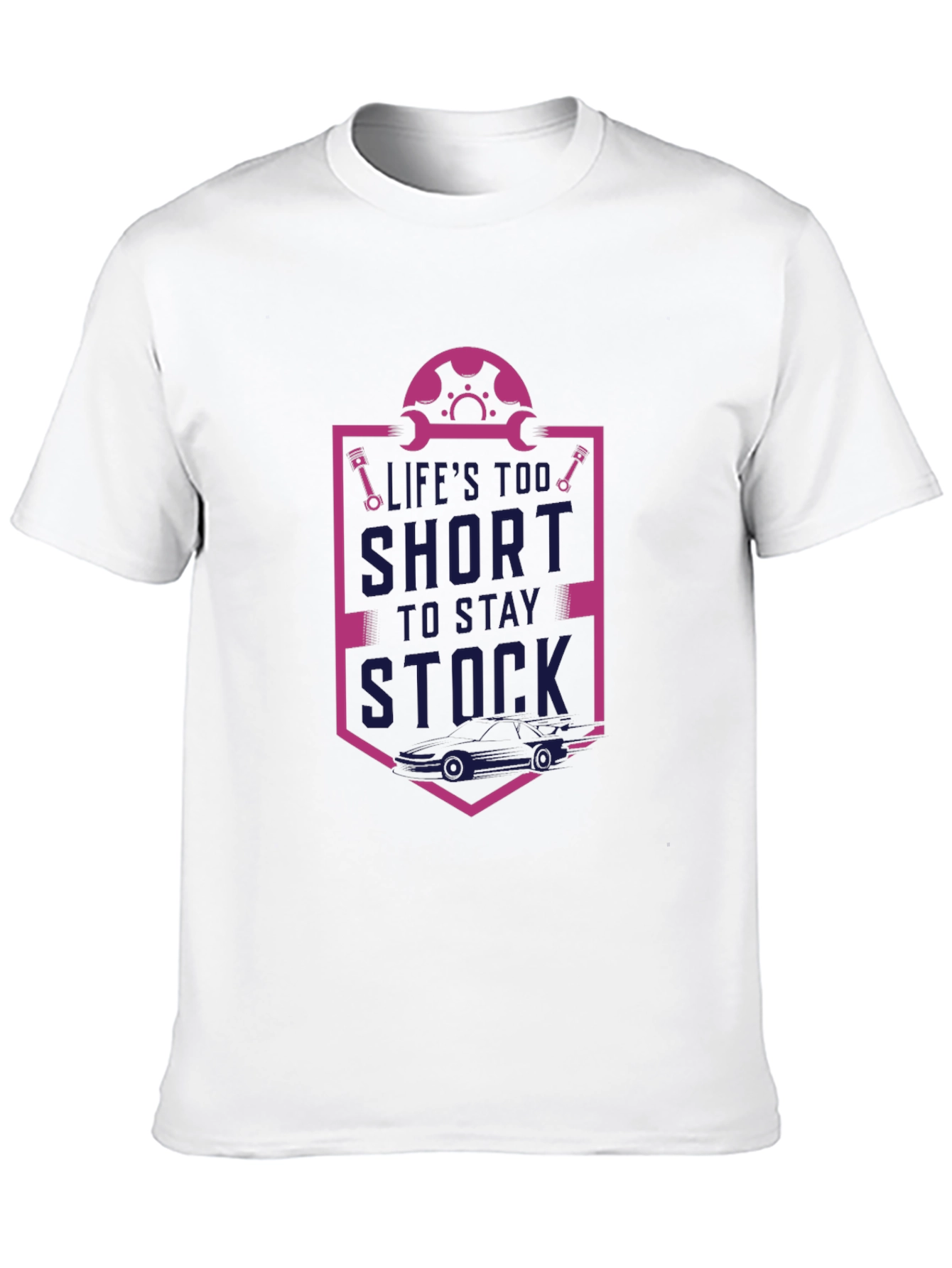 Black Life's Too Short to Stay Stock Graphic T-Shirt view 10