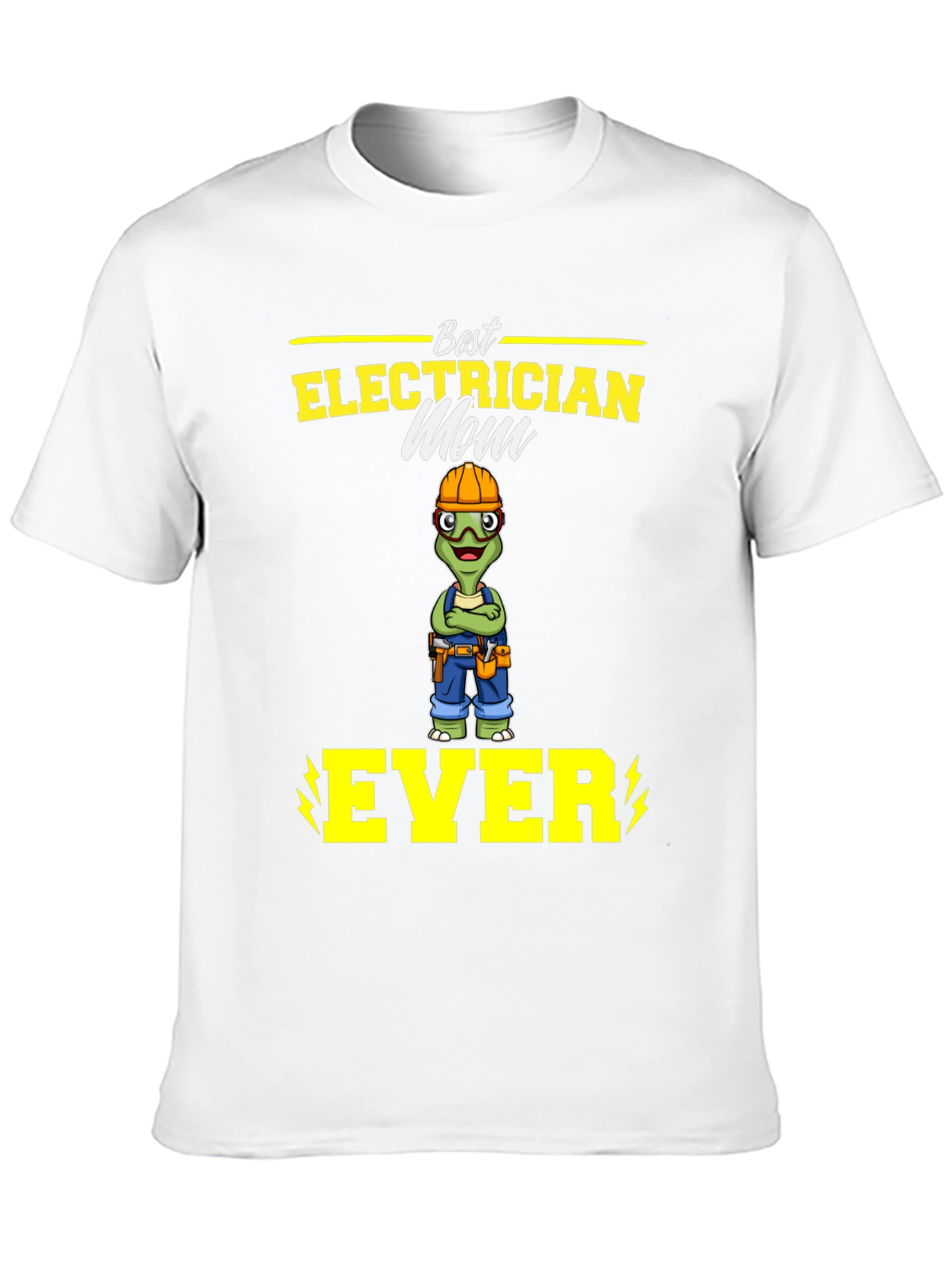 Black Best Electrician Mom Ever T-Shirt view 10