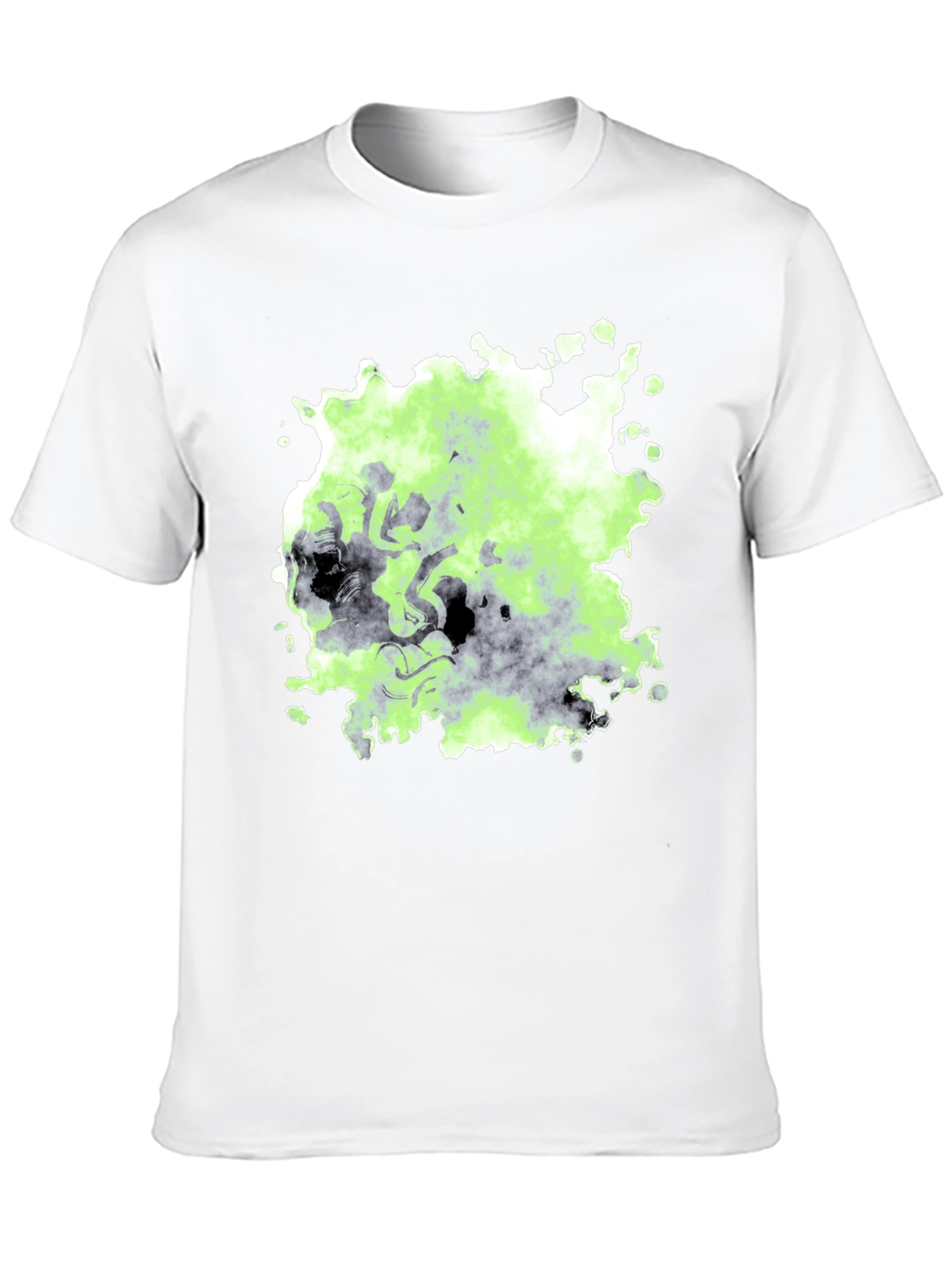 Black Graphic Print Black T-Shirt view 10