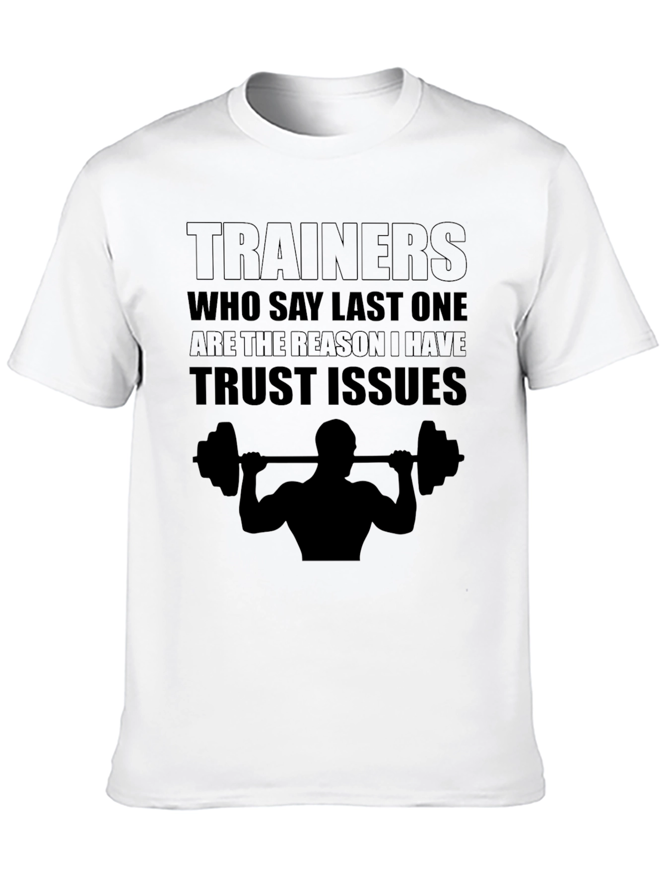 Black Trainers Trust Issues Graphic T-Shirt view 10