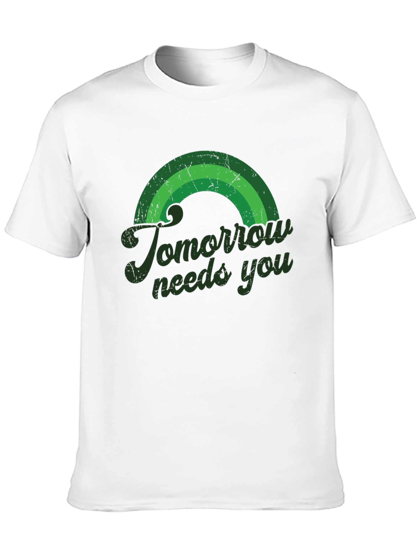 Black Tomorrow Needs You Graphic Tee view 10