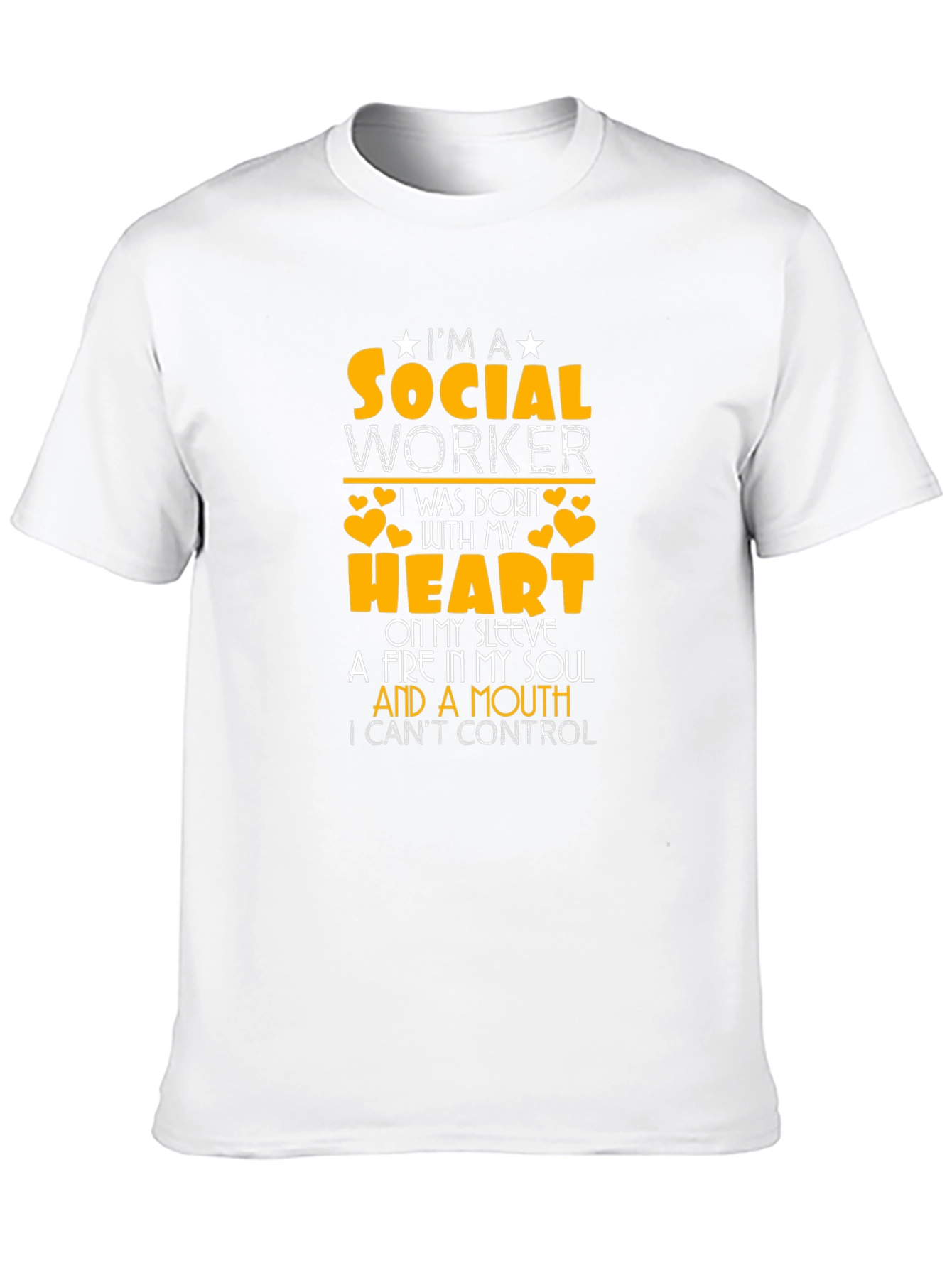 Black Social Worker T-Shirt - Heart & Soul Design view 10