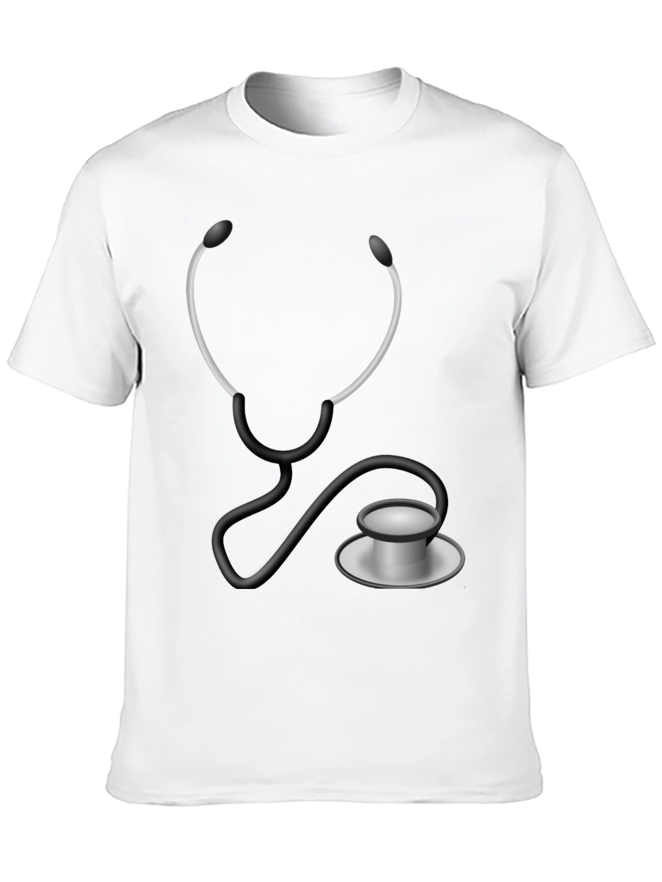 Black Stethoscope Graphic T-Shirt - Medical Humor Tee view 10