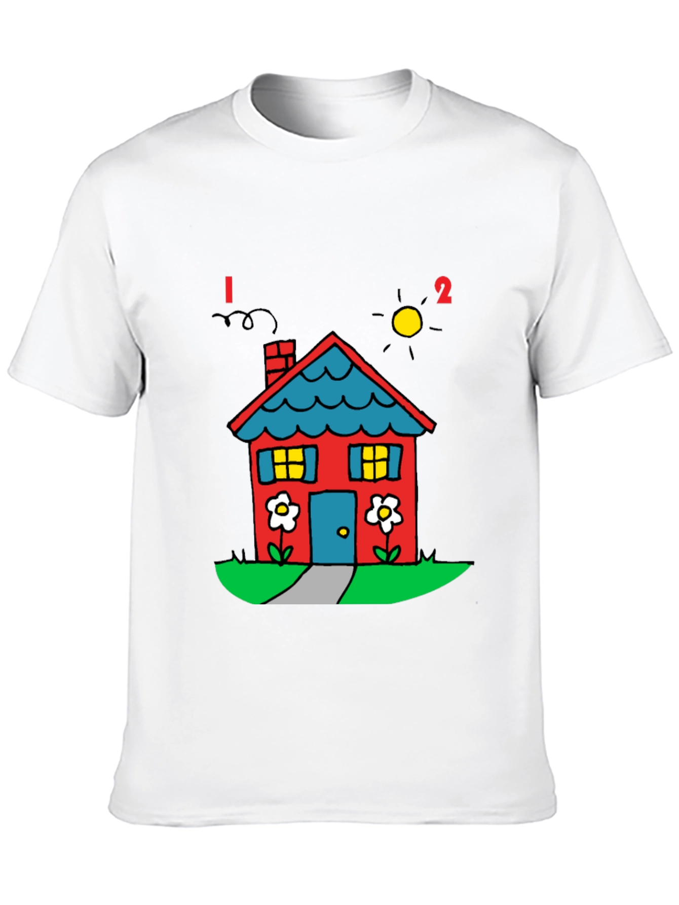Black House Graphic Tee - Quirky Comfort view 10