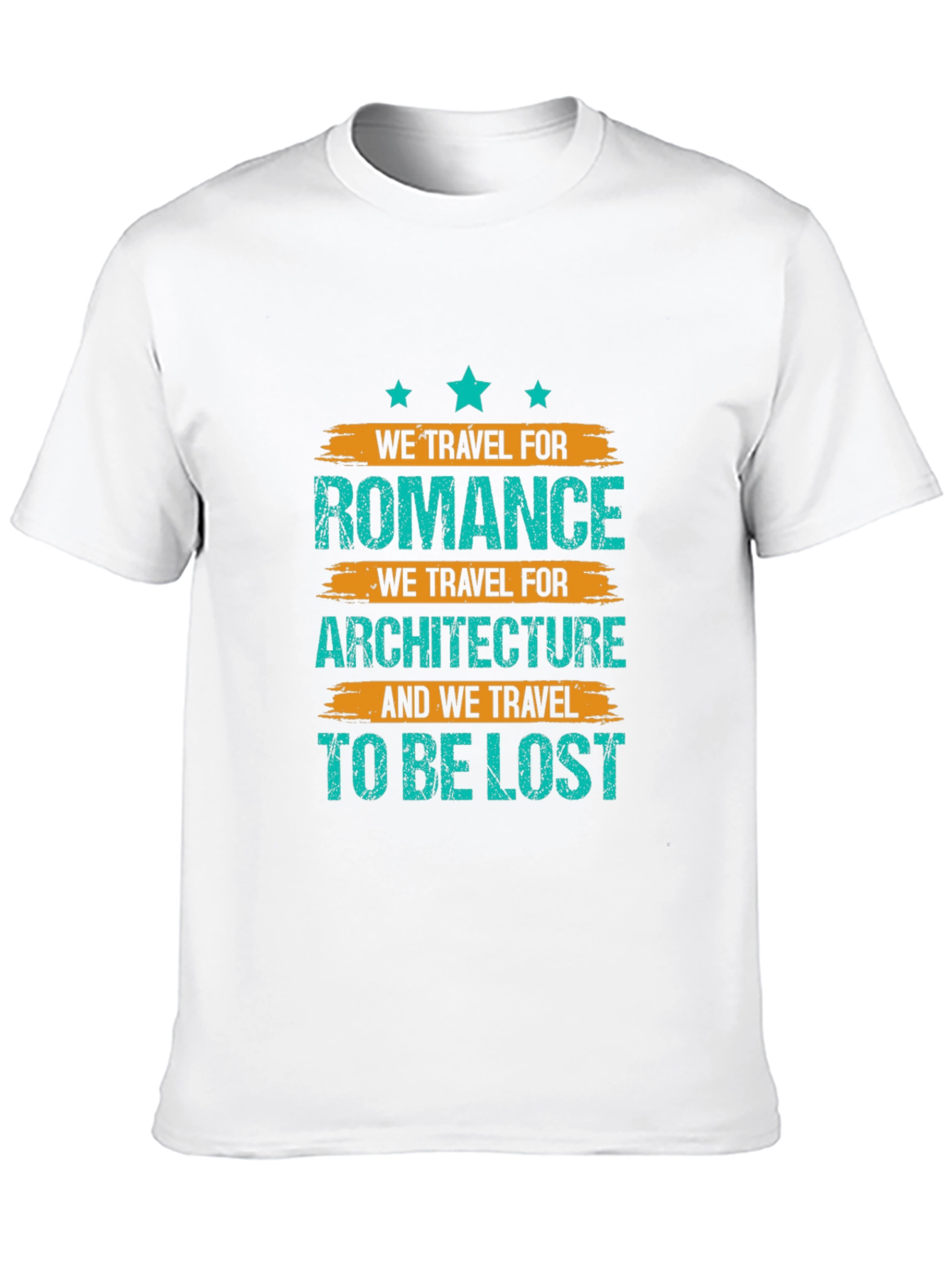 Black Travel Romance Architecture Lost T-Shirt view 10